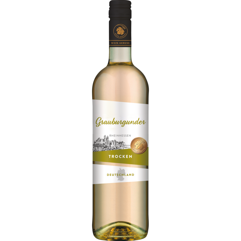 trocken Grauburgunder QbA 0,75l Rheinhessen Wein-Genuss